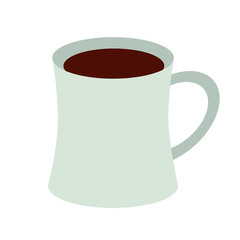 coffee cup flat simple illustration