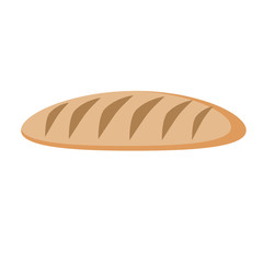 bread flat simple illustration