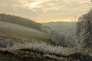 Winterlandschaft im Odenwald