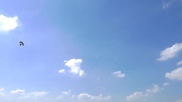 Wide angle timelapse clouds moving verify fast during daytime