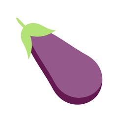 eggplant flat simple illustration