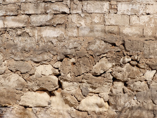 Masonry. The texture of the block.