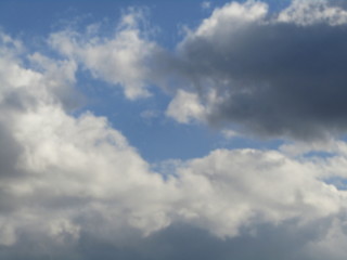 blue sky with clouds