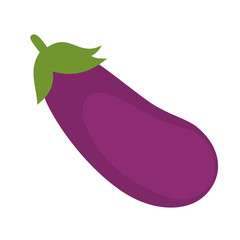 eggplant flat simple illustration