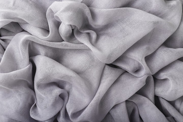 Soft grey cotton fabric