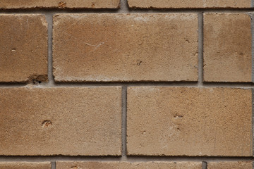 Masonry. The texture of the block.