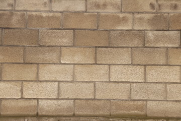Masonry. The texture of the block.