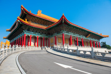 Naklejka premium Taipei, Taiwan - January 25, 2019: National Concert Hall in Taipei, Taiwan