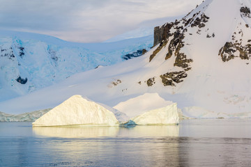 Icebergs along the Antarctica Peninsula