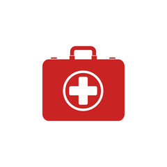 Obraz premium First aid box icon design. Vector. Isolated.