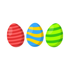 Easter eggs design. Vector illustration.