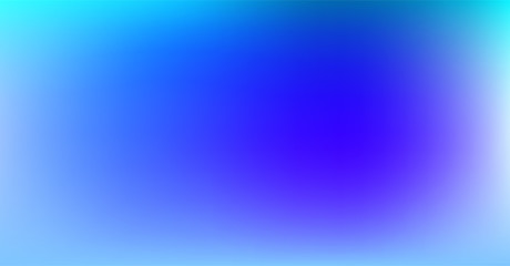 Purple Blue Gradient Vibrant Dreamy Vector Background. Sunrise, Sunset, Sky, Water Color Overlay Neon Design Element. Luxury Trendy Holograph Defocused Texture. Digital Funky Cool Tech Gradient Paper.