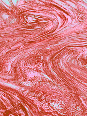 Marbling texture. Mixing fluid paints abstract art.