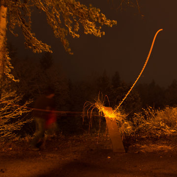 Flinged disk no7 at Badenweiler Scheibenfeuer tradition