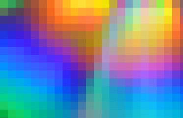 Colorful rainbow polygon background mosaic