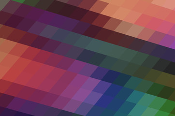 Fototapeta na wymiar Colorful rainbow polygon background mosaic