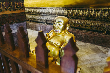 Statue de Bouddha à Bangkok en Thaïlande dans le temple Wat Pho