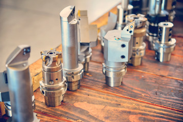 Cutter, mill and soldering equipment for metal processing on CNC milling machines.