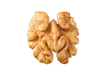 walnuts isolated on white background