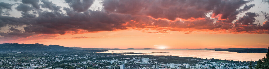 lake of constance sunset