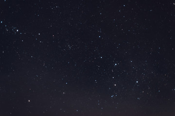 Fototapeta na wymiar Night sky in winter