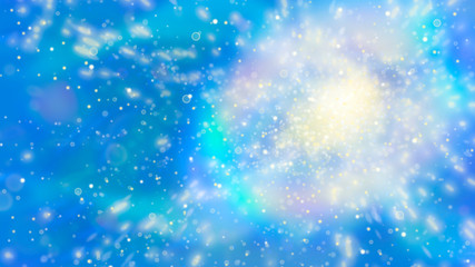 Abstract bright background with bokeh effect