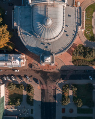 Odessa Opera and Ballet Theater, Ukraine. Aerial view