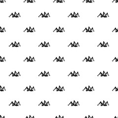 Clown hat bells pattern seamless vector repeat geometric for any web design