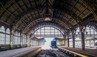 Vitebsky Railway station indoor view © astrydmad