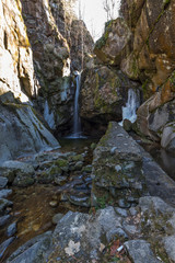 Amazing view of Kostenets waterfall, Rila Mountain, Bulgaria