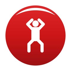 Stick figure stickman icon pictogram. Vector simple illustration of stickman icon isolated on white background. Man human stick sign