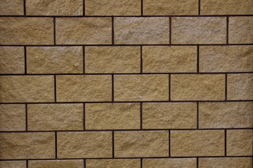 Background of Brown bricks