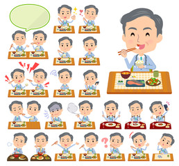 Fototapeta premium Doctor old men_Meal