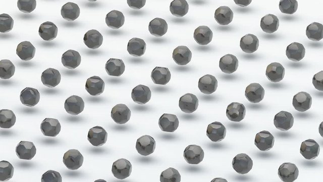 Moving arbitrary ceramic spheres.