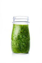 Green spinach and pineapple smoothie