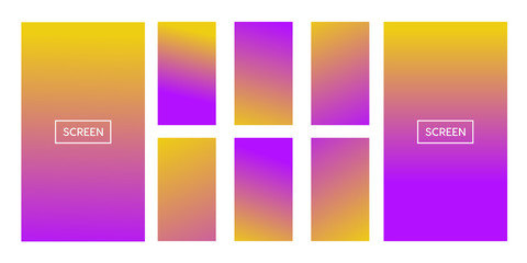 Gradient template for social media