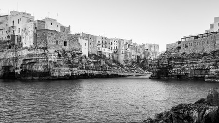 Polignano a mare A town overlooking the sea in the province of Bari in Puglia