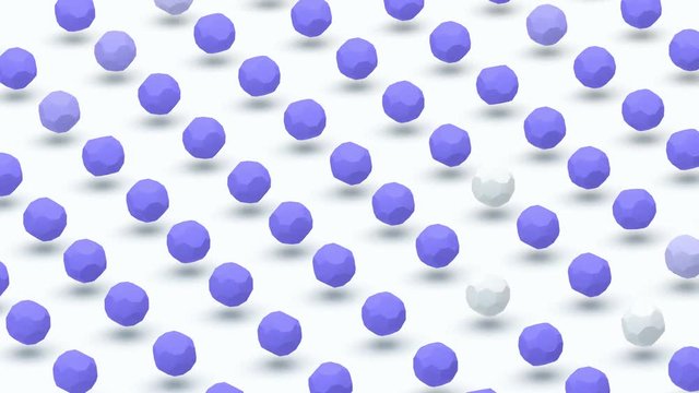 Moving arbitrary ceramic spheres.