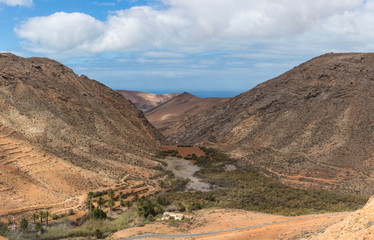 fuerteventura highland panorama view