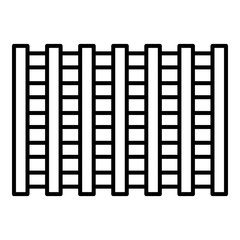 Plastic pool frame icon. Outline plastic pool frame vector icon for web design isolated on white background