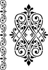 Ornament stencil art