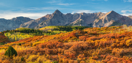 Early Autumn Morning - Dallas Divide near Ridgway Colorado