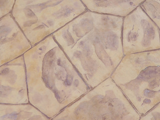 Yellow stone surface pavement background