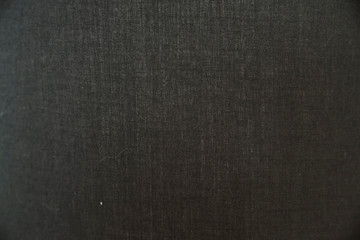 Black fabric texture or background