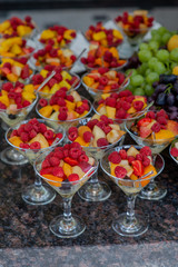 Wedding buffet table