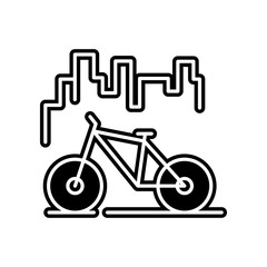 bicycle, exercise, park  icon. Element of Education for mobile concept and web apps icon. Outline, thin line icon for website design and development, app development