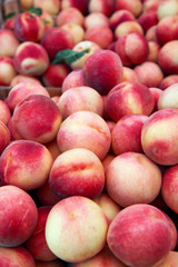 Fototapeta na wymiar pile of organic vine peach 