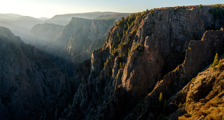 Early Morning at the Black Canyon of the Gunnison National Park