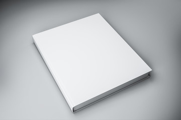 Empty white book - Powered by Adobe