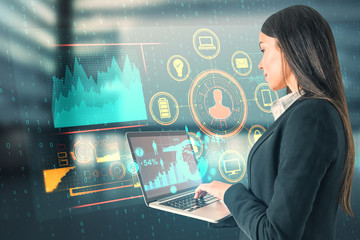 Innovation and hud concept